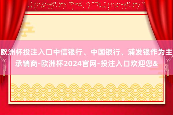 欧洲杯投注入口中信银行、中国银行、浦发银作为主承销商-欧洲杯2024官网-投注入口欢迎您&