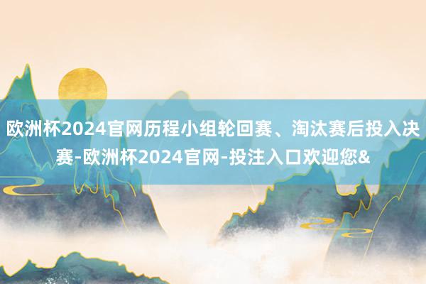 欧洲杯2024官网历程小组轮回赛、淘汰赛后投入决赛-欧洲杯2024官网-投注入口欢迎您&